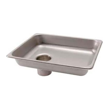 Allpoints Allpoints 2051084 Pan, Meat Chopper, Stainless Steel, 12X9X2" For Uniworld Foodservice 2051084